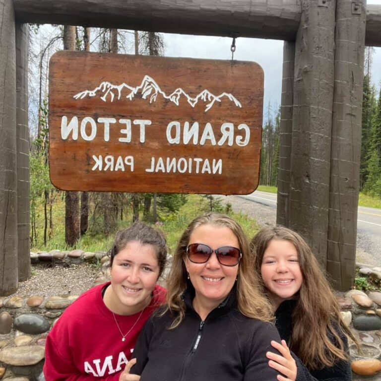 Gluten-Free Traveling Trio Family in Grand Teton National Park