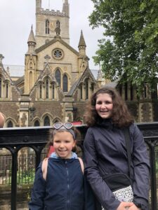 Gluten-free Traveling Trio Family exploring London