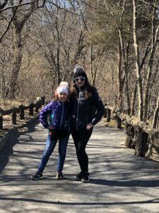 Gluten-Free Traveling Trio Family in New York city exploring Central Park