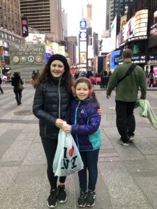 Gluten-Free Traveling Trio Family in New York city