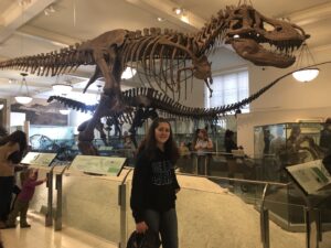 Gluten-Free Traveling Trio Family in New York city exploring American Museum of National History