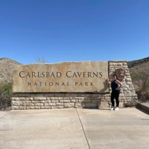 Gluten-Free Traveling Trio Family exploring Carlsbad Caverns National Park, Texas