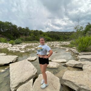 Gluten-Free Traveling Trio Family exploring Dinosaur State Park, Texas