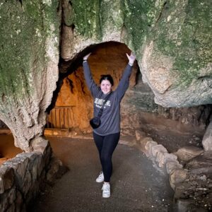 Gluten-Free Traveling Trio Family exploring Carlsbad Caverns National Park, Texas