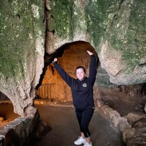 Gluten-Free Traveling Trio Family exploring Carlsbad Caverns National Park, Texas