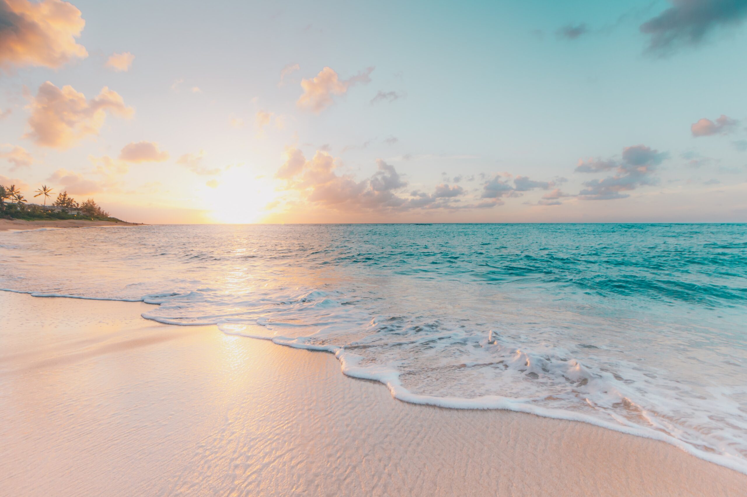 Beautiful sandy beach