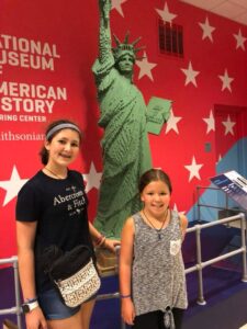 Gluten-Free Traveling Trio Family in Washington D.C. in the National Museum of American History